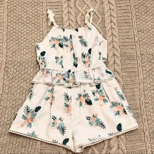 Janie & Jack floral romper